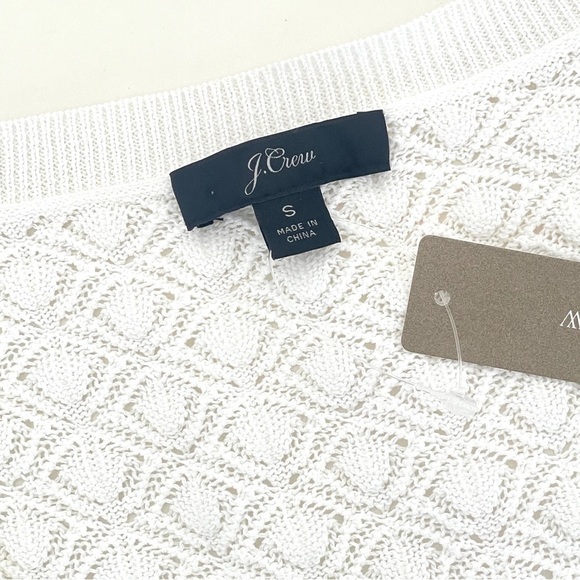 J Crew V neck Pointelle Cardigan Sweater - Picture 7 of 10